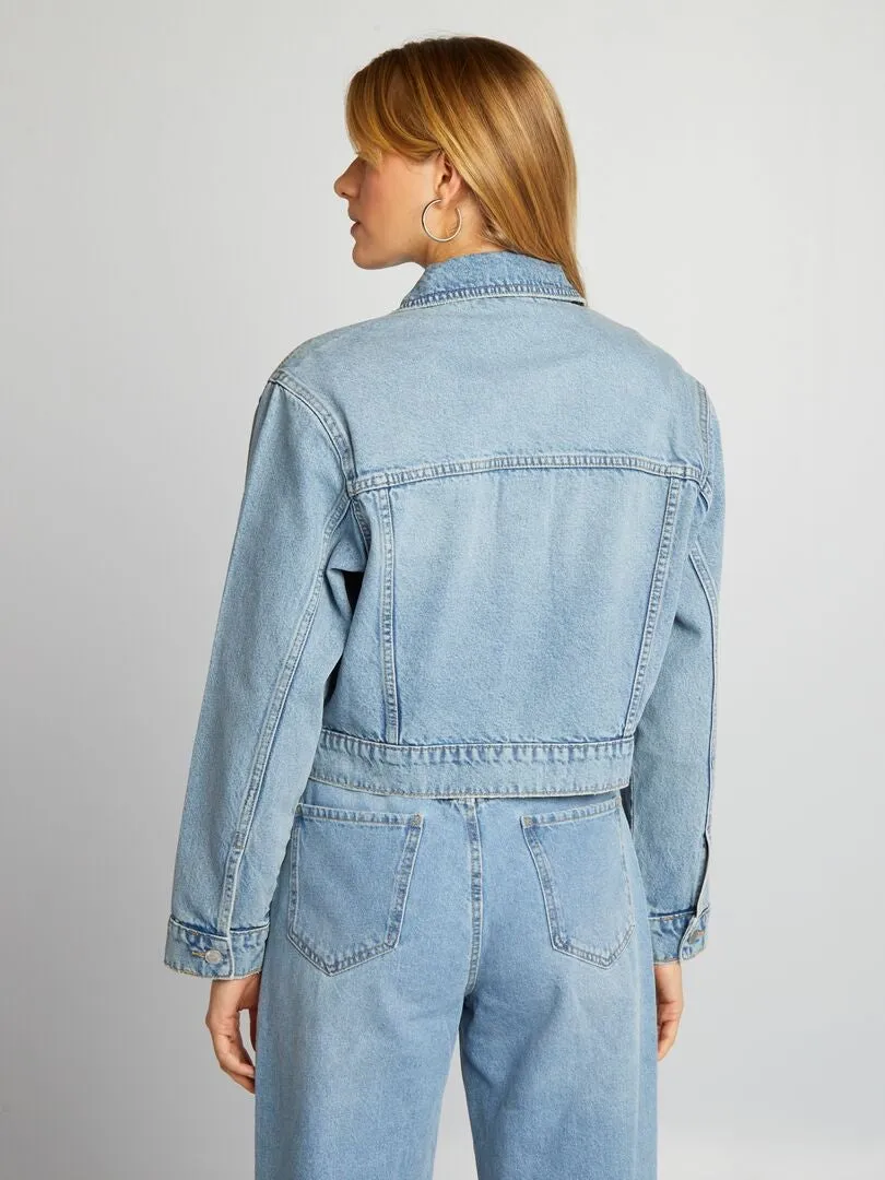 CHAQUETA CORTA VAQUERA  AZUL