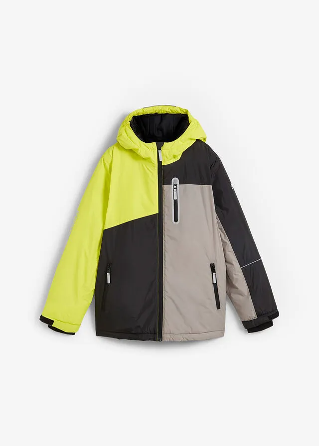 CHAQUETA DE ESQUí INFANTIL NEGROVERDE LIMAGRIS