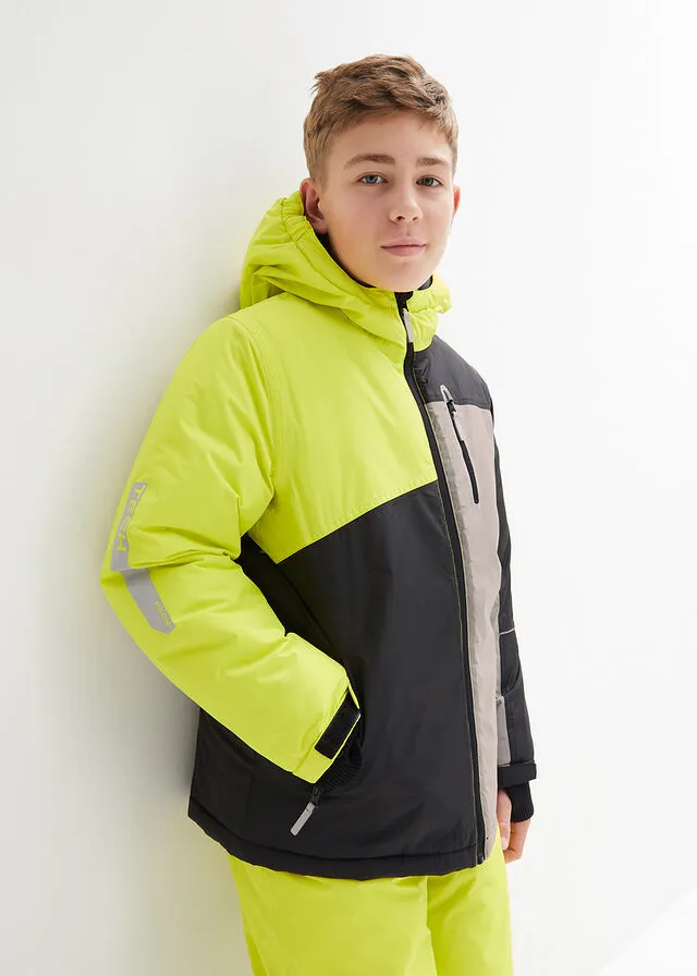 CHAQUETA DE ESQUí INFANTIL NEGROVERDE LIMAGRIS