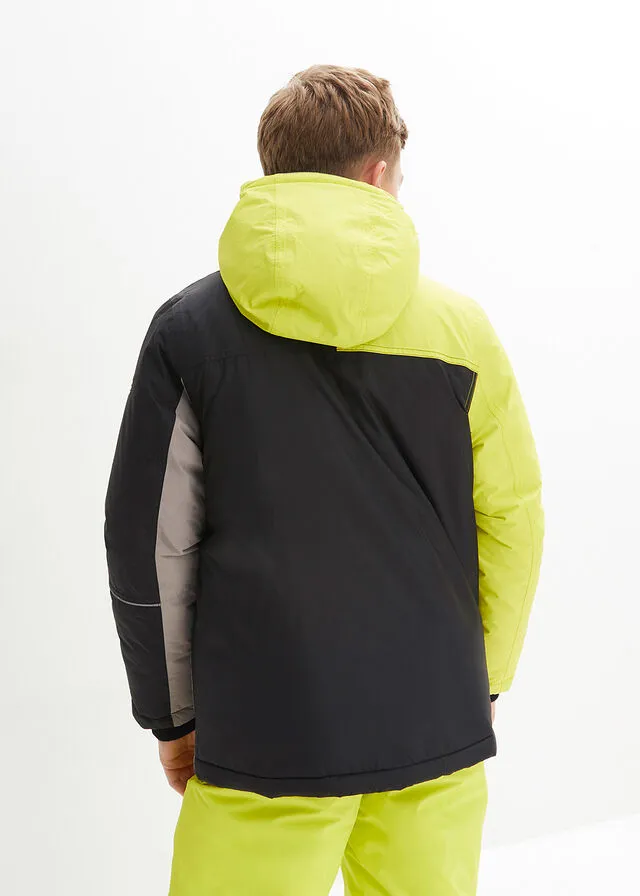 CHAQUETA DE ESQUí INFANTIL NEGROVERDE LIMAGRIS
