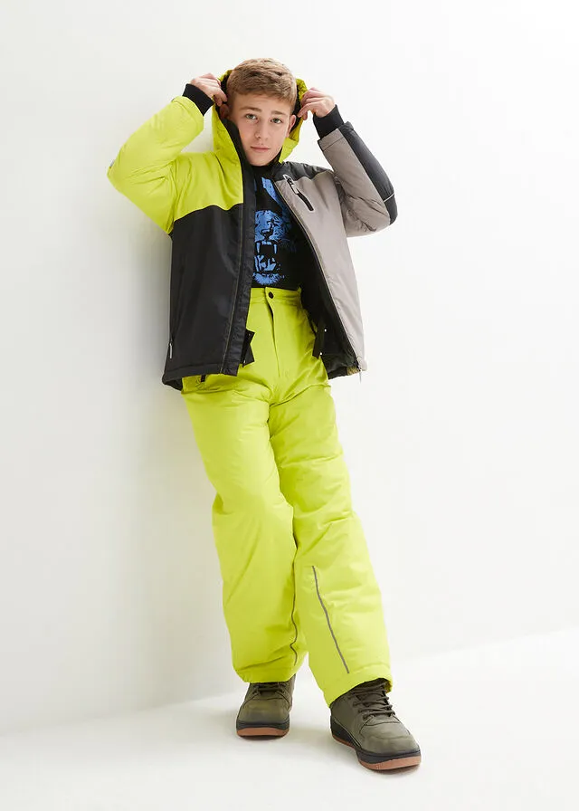 CHAQUETA DE ESQUí INFANTIL NEGROVERDE LIMAGRIS