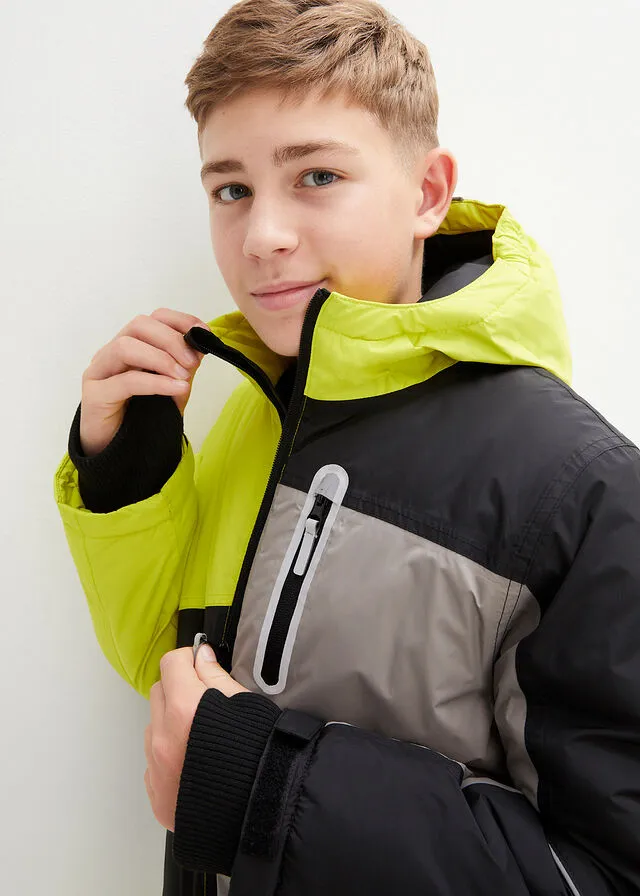 CHAQUETA DE ESQUí INFANTIL NEGROVERDE LIMAGRIS