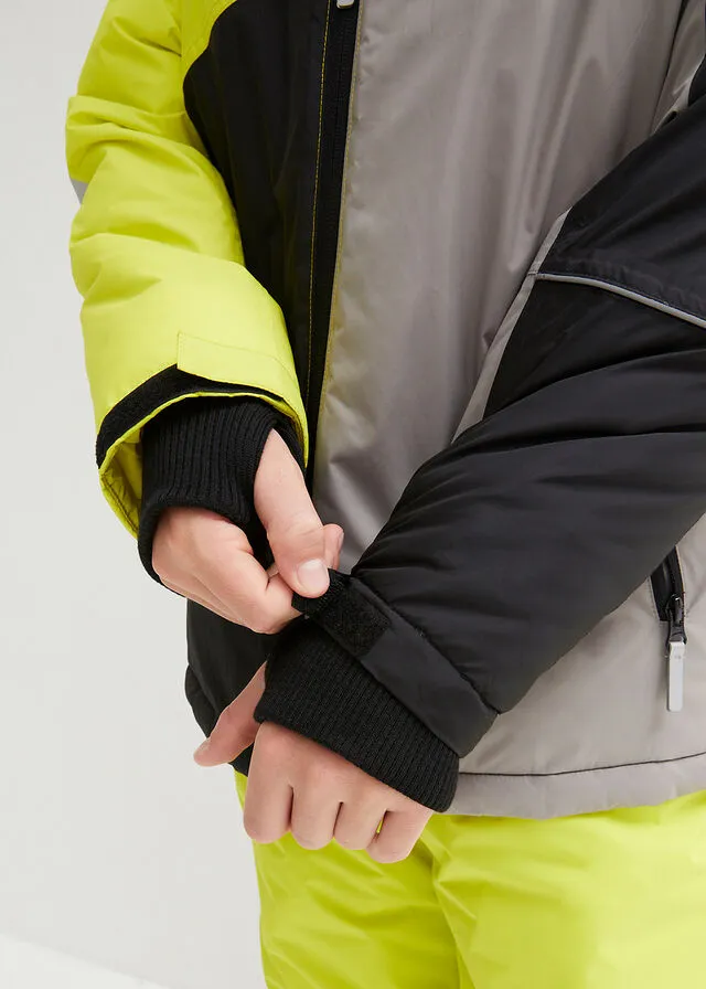 CHAQUETA DE ESQUí INFANTIL NEGROVERDE LIMAGRIS