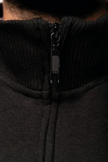 CHAQUETA DE FELPA CON CREMALLERA DE HOMBRE