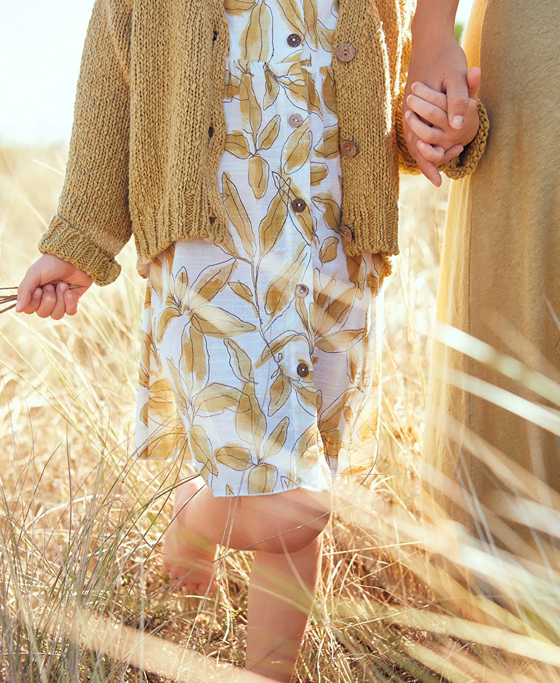Chaqueta de punto con botones de coco | Organic Care