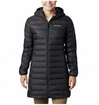 Chaqueta larga Columbia Lake 22 (negra) para mujer