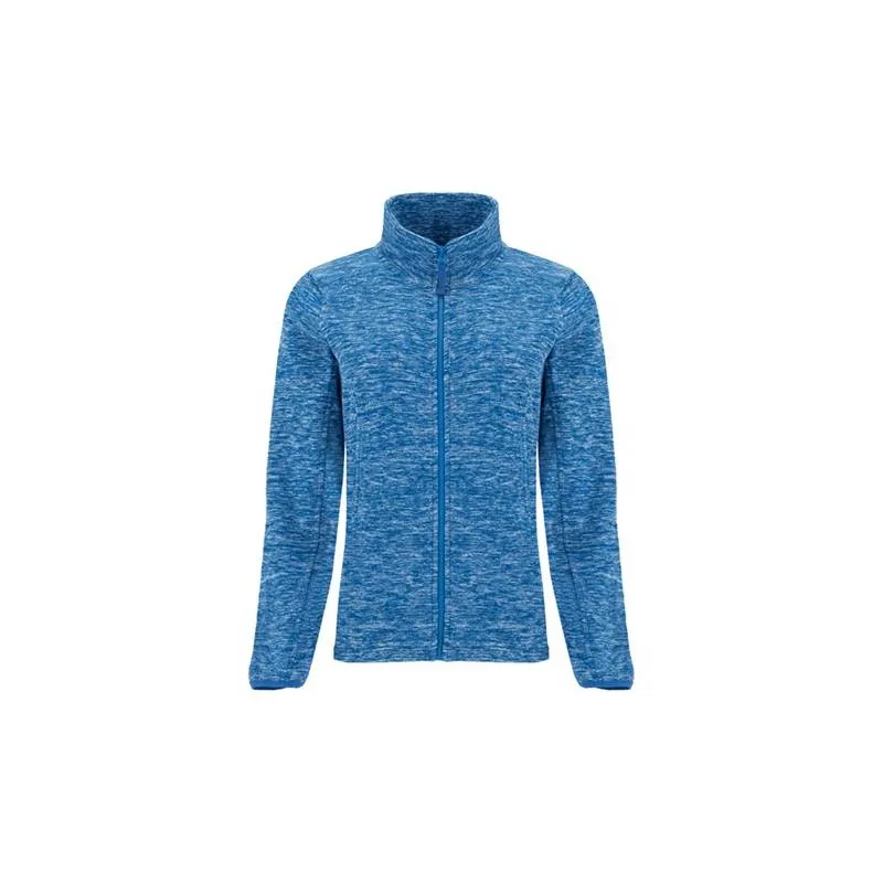 Chaqueta polar de mujer, con cuello alto forrado