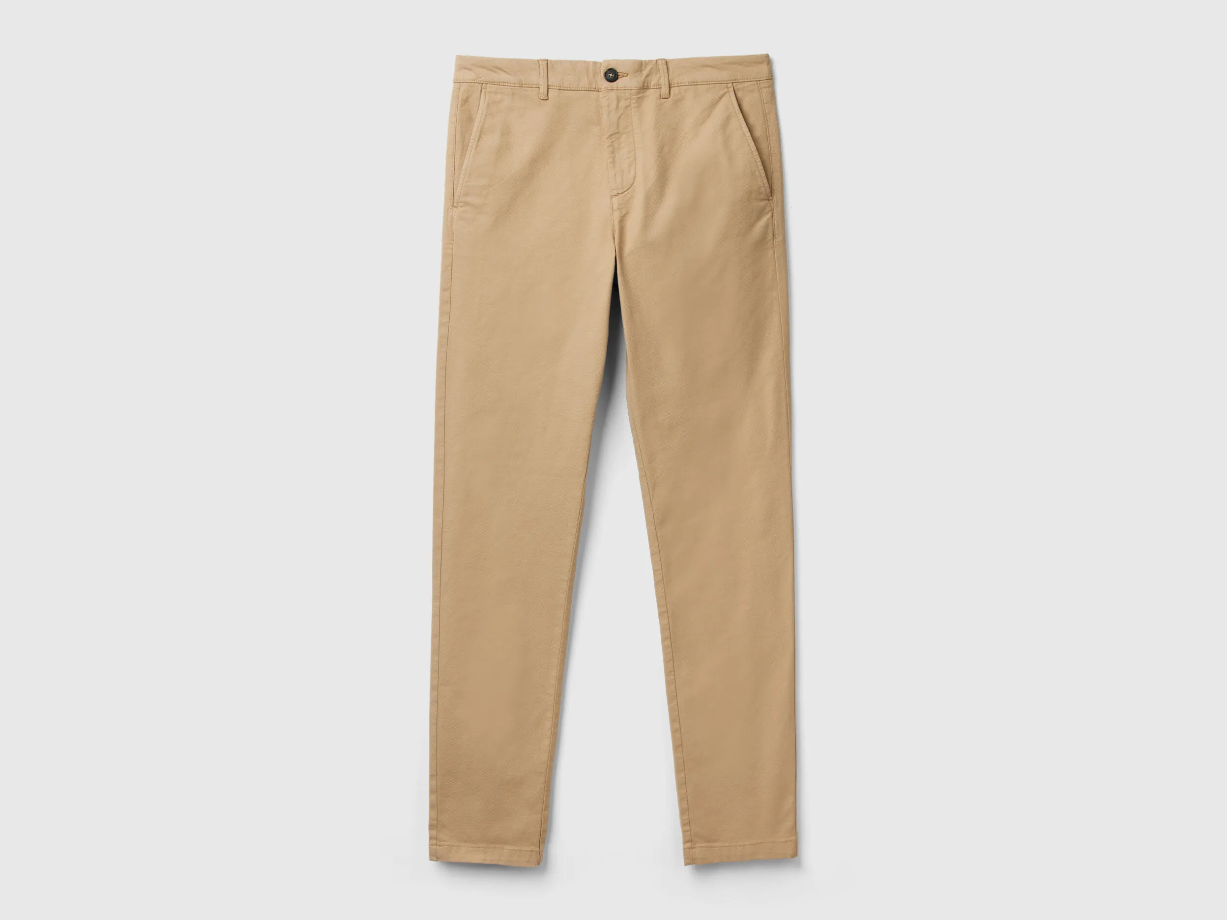 Chinos slim fit de algodón elástico