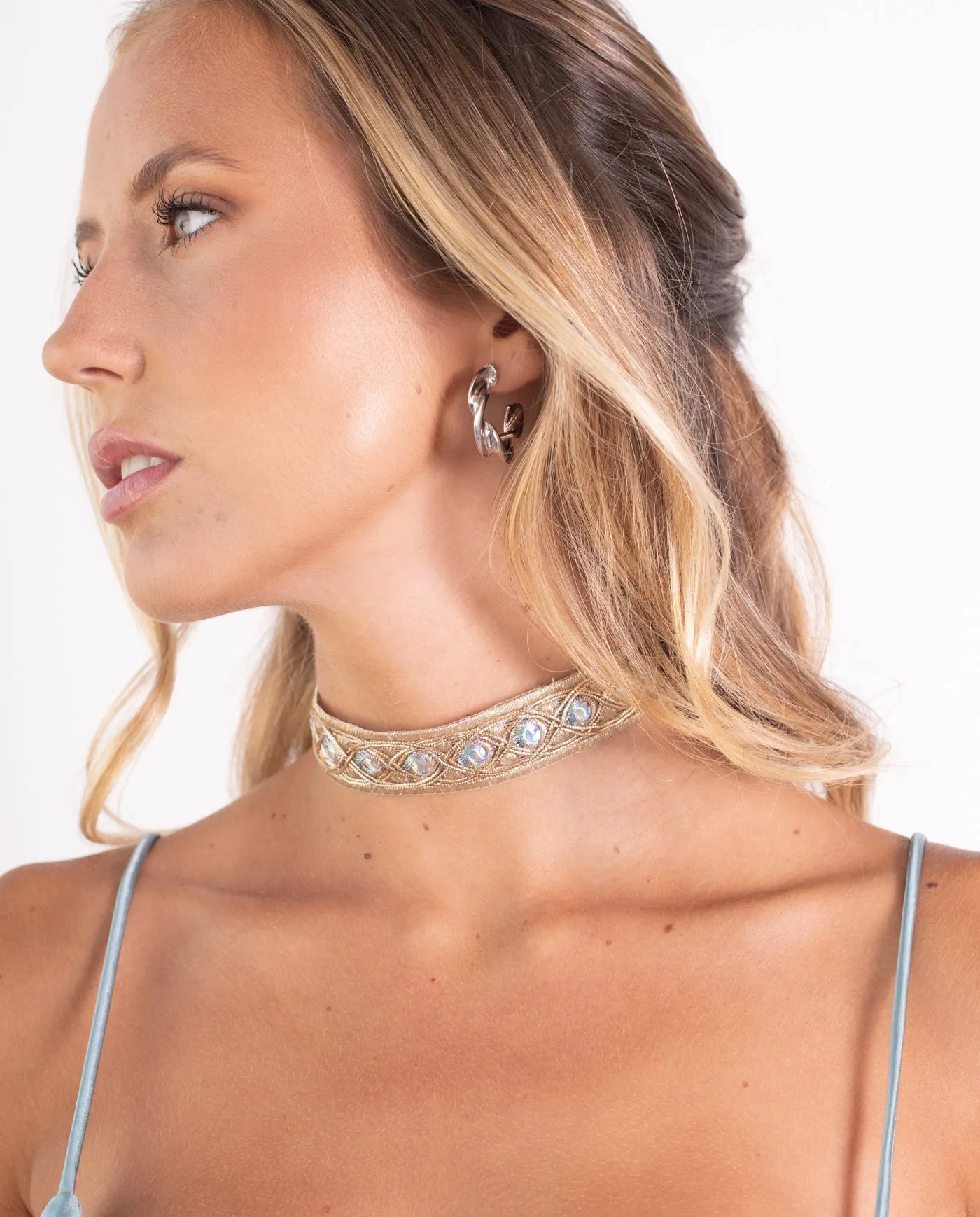 Chocker Indio Nalin Slim Dorado