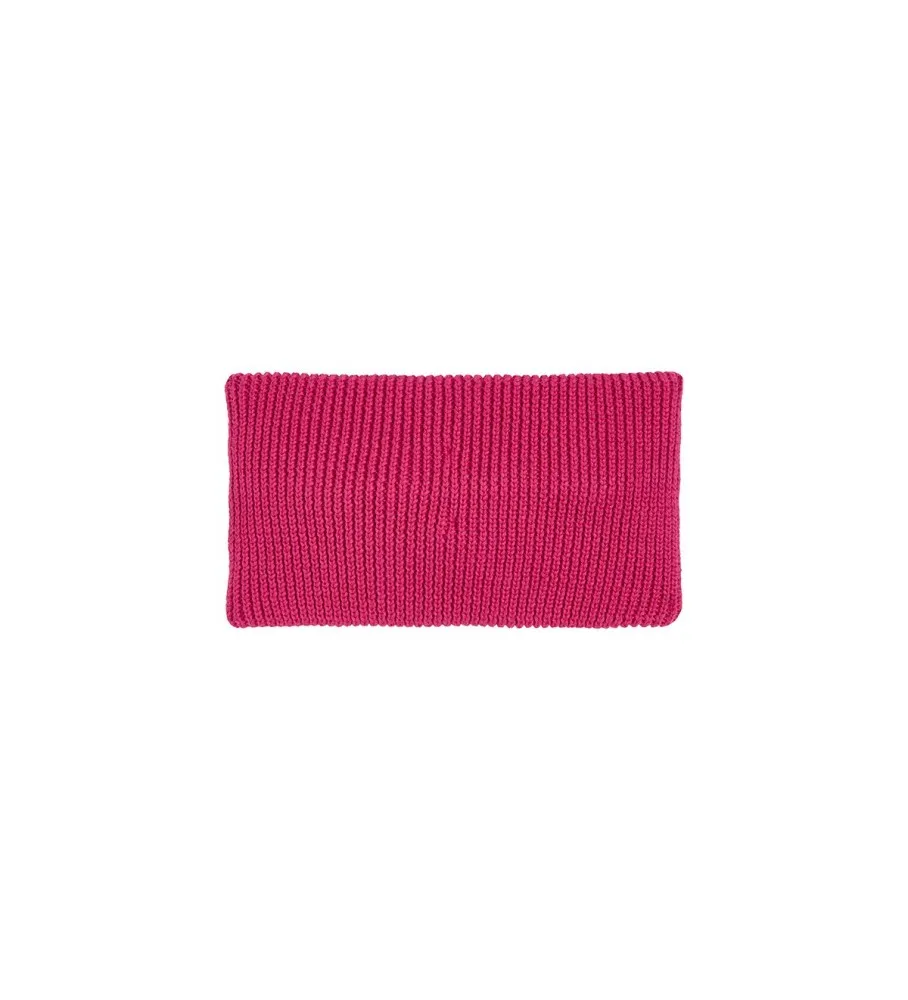 Cinta para el pelo de punto elástico con logo rosa