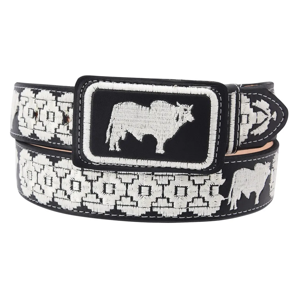 CINTO DE PIEL TM13131 LEATHER BELT