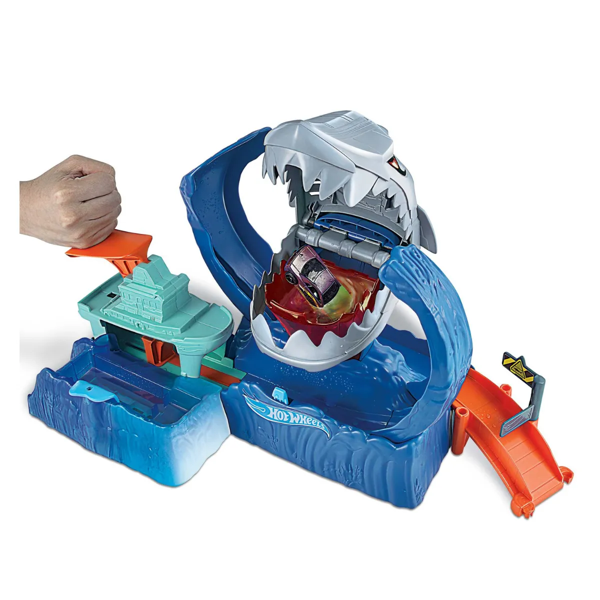 City Color Changing Robot Shark Playset