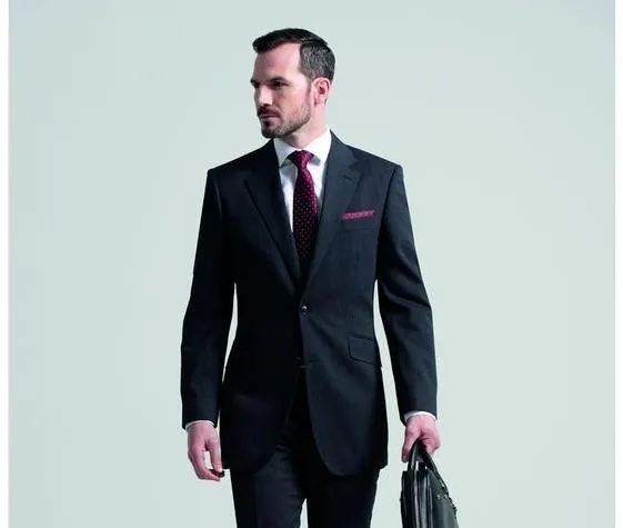 CLUBCLASS CC6000  CHAQUETA DE TRAJE DE HOMBRE LIMEHOUSE CC6000  BLACK