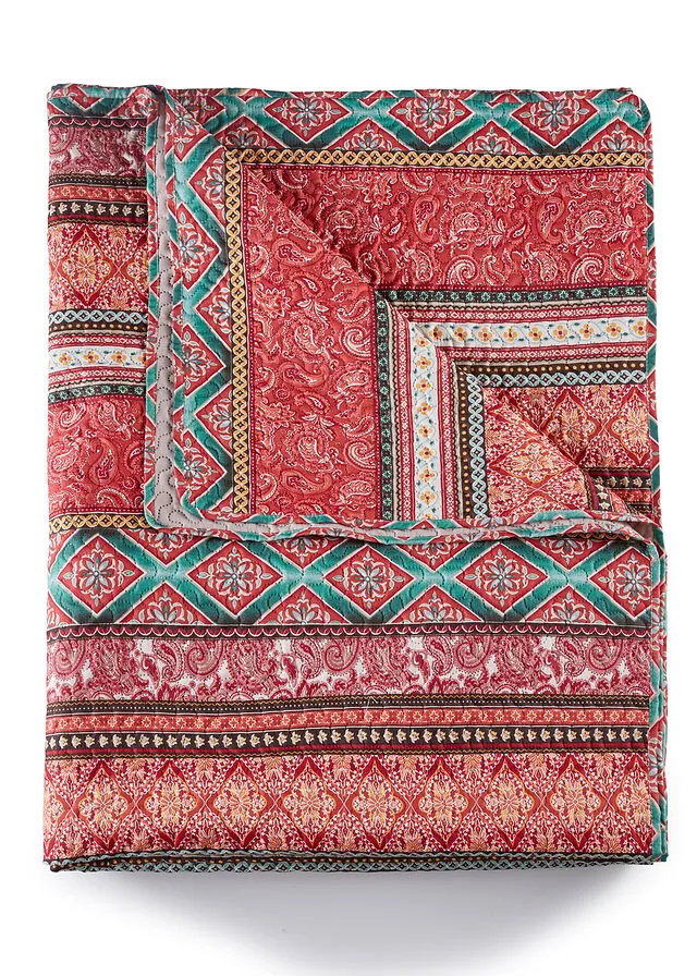 Colcha con rayas Multicolor