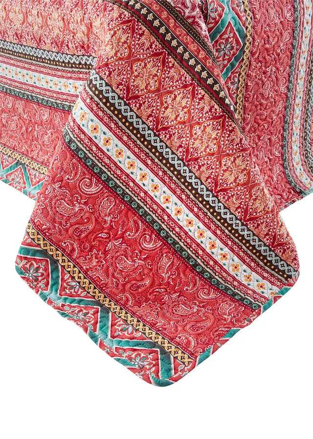 Colcha con rayas Multicolor
