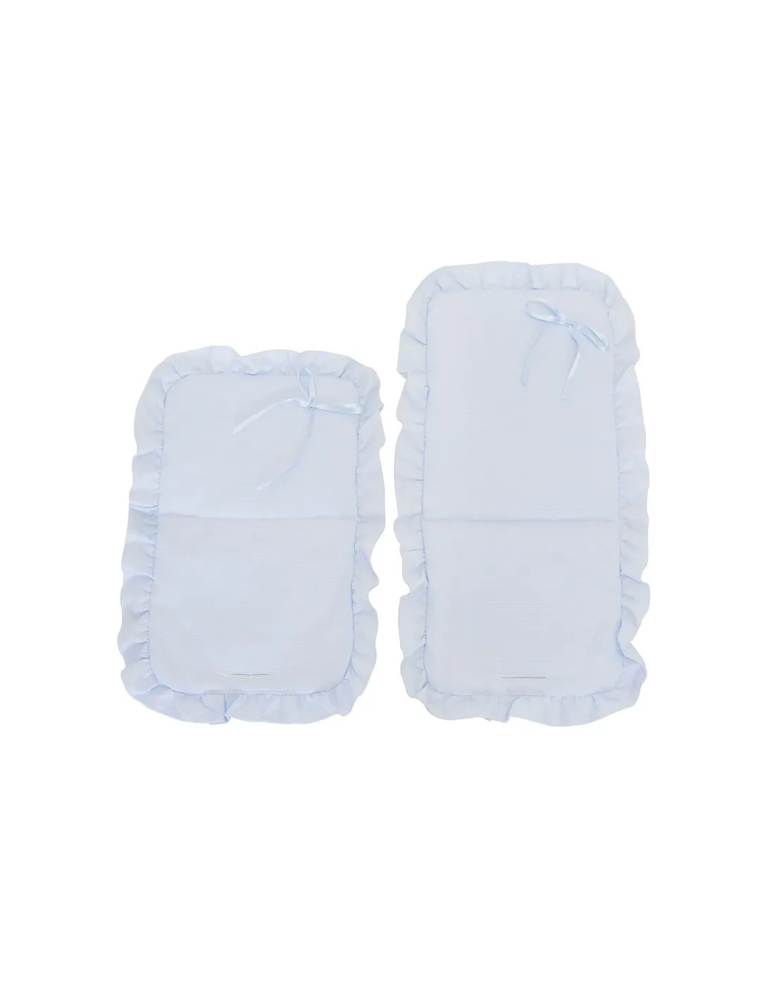Colchoneta celeste para gemelar de muñecas de Bebelux