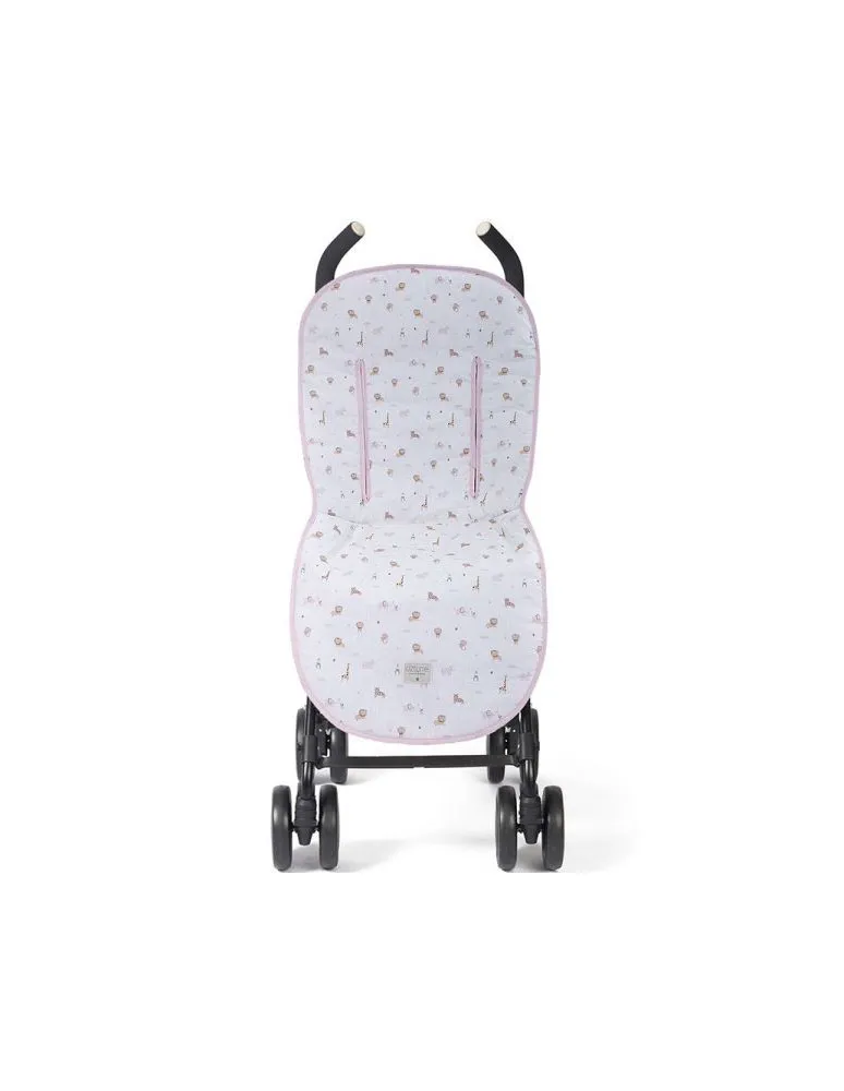 COLCHONETA REVERSIBLE SAFARI ROSA UZTURRE