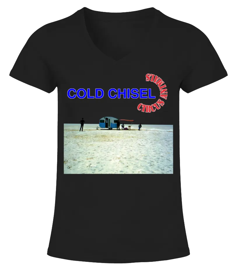 Cold Chisel BK (6) Camiseta cuello pico Mujer