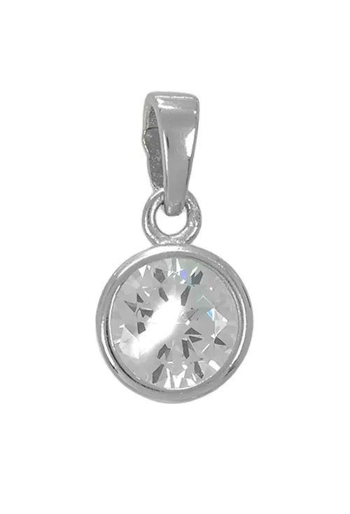 COLGANTE DE PLATA CHATóN CIRCONITA 271_PCOL3976