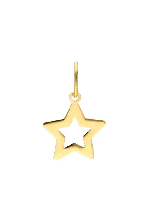 COLGANTE ORO AMARILLO 18K ESTRELLA 030_EC64COL