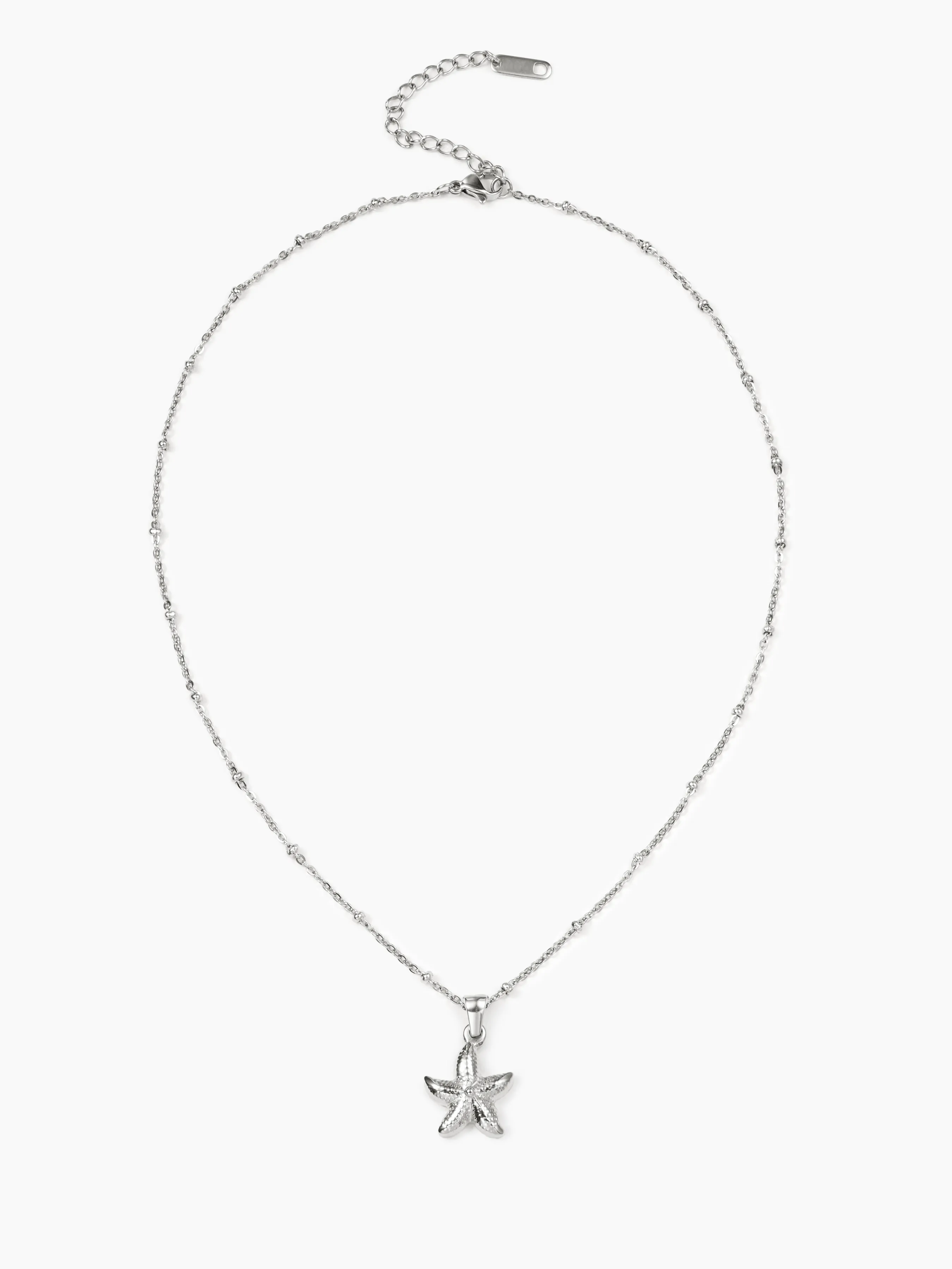 Collar con colgante de estrella de mar de 18KT