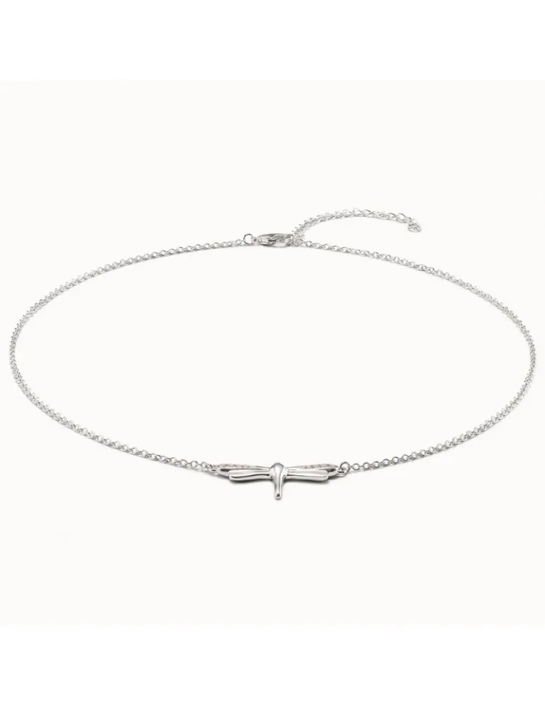 Collar Uno de 50 Fortune Topaz Plata