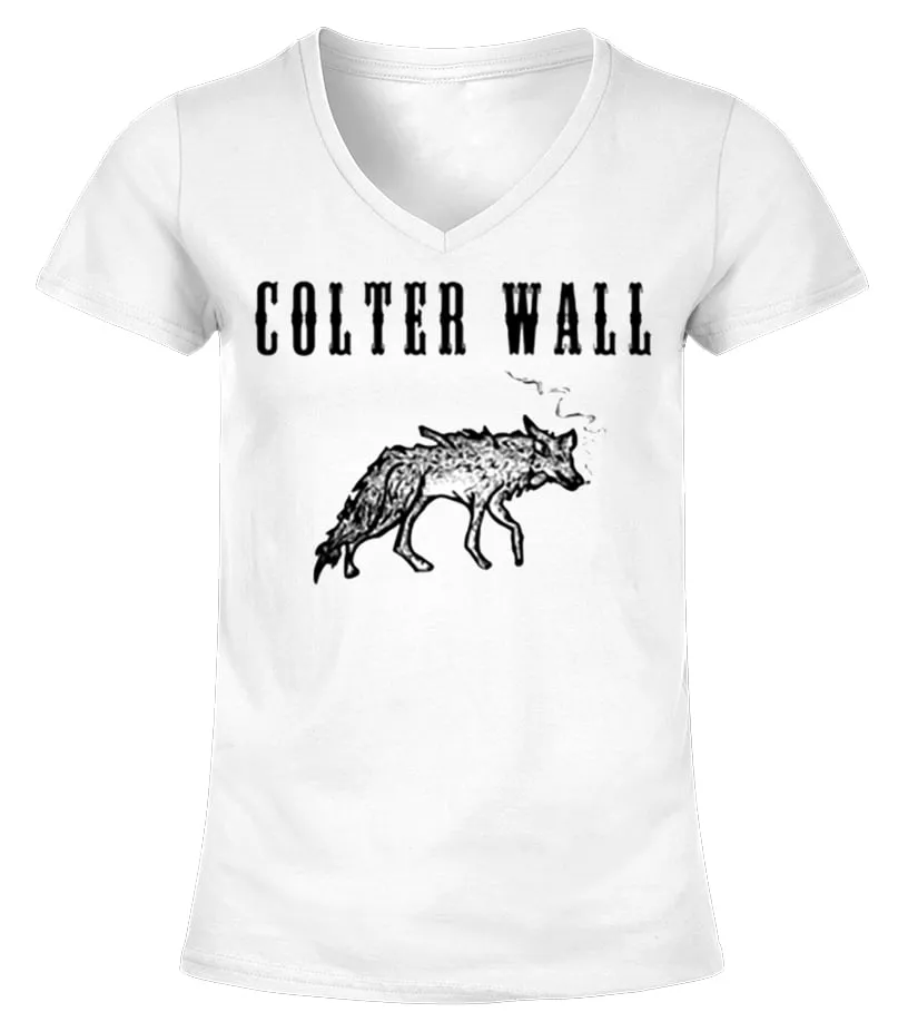 Colter Wall Merch Camiseta cuello pico Mujer