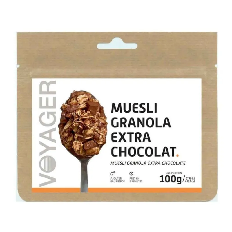 Comida liofilizada Voyager Muesli Granola Extra Chocolate