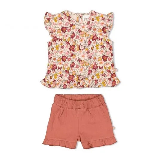 Conjunto bebé niña Feetje de flores