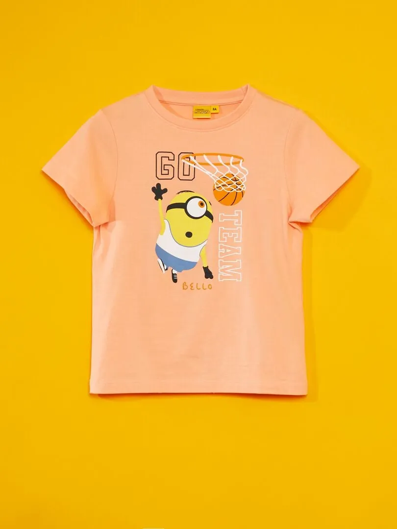 CONJUNTO DE PIJAMA 'MINIONS'  2 PIEZAS  NARANJA