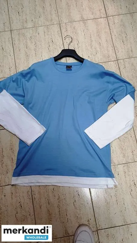 Conjunto de sudadera de manga larga para hombre, 100% algodón