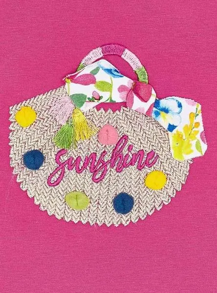 conjunto mayoral flores rosa para niña