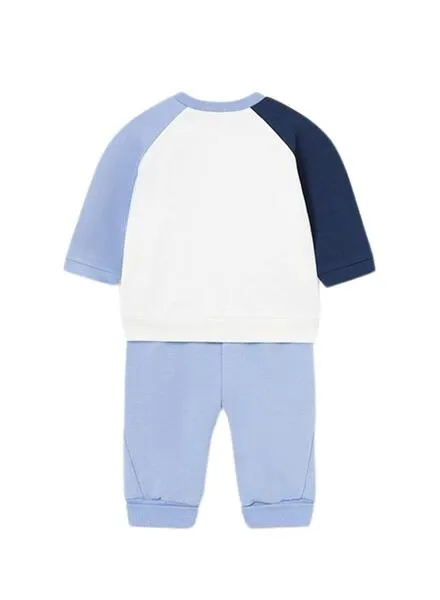 Conjunto Mayoral Punto 4 Piezas Largo Azul Bebé