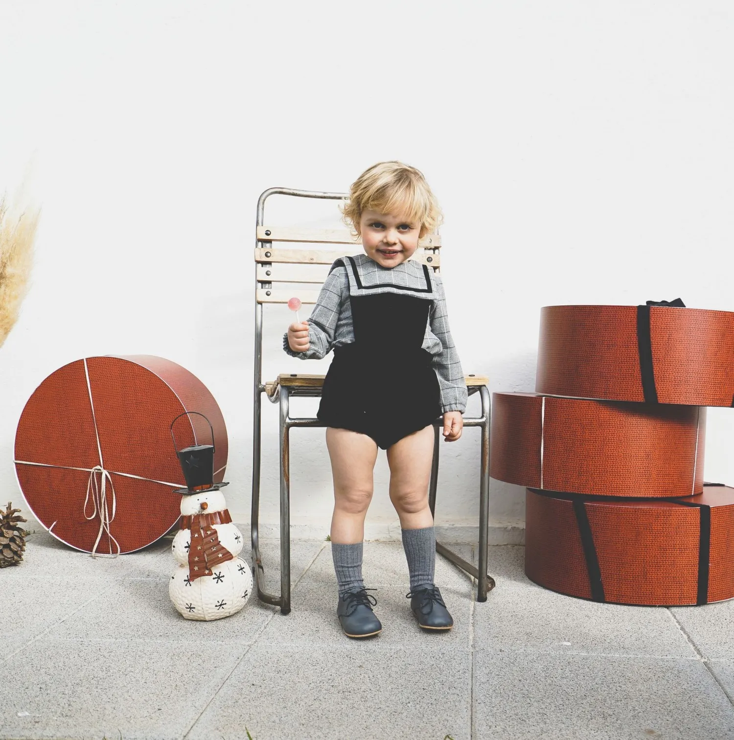 Conjunto para niño Colección Cuadros Marengo