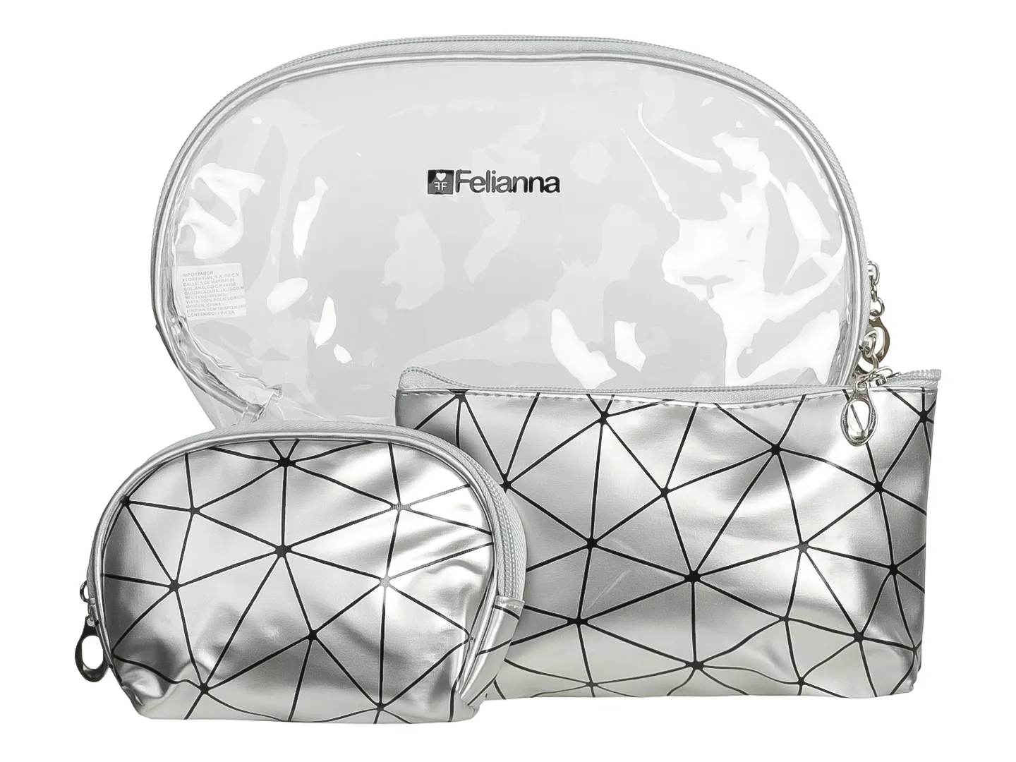 Cosmetiqueras Felianna 6001 Color Plata