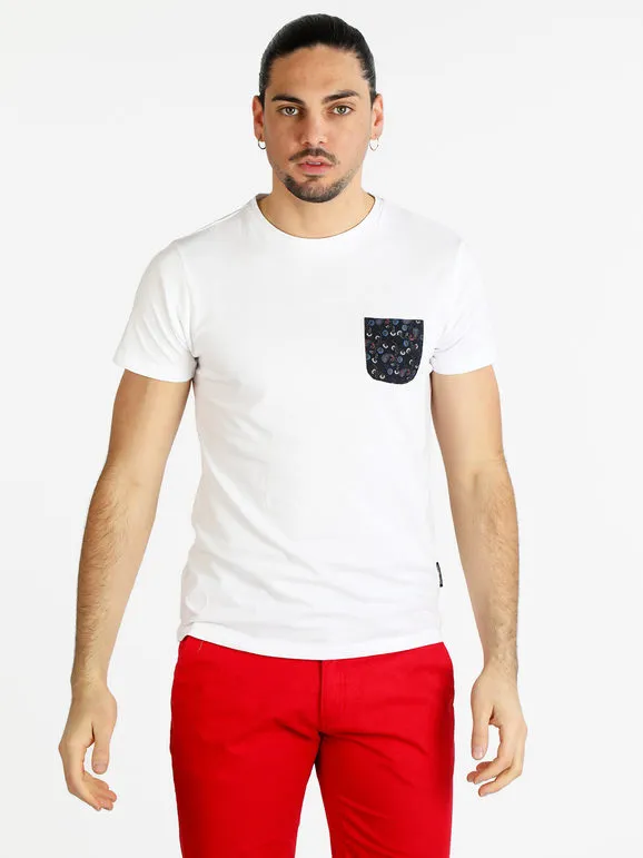 Coveri Collection Camiseta hombre manga corta con bolsillo
