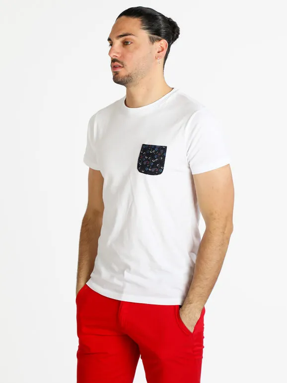 Coveri Collection Camiseta hombre manga corta con bolsillo