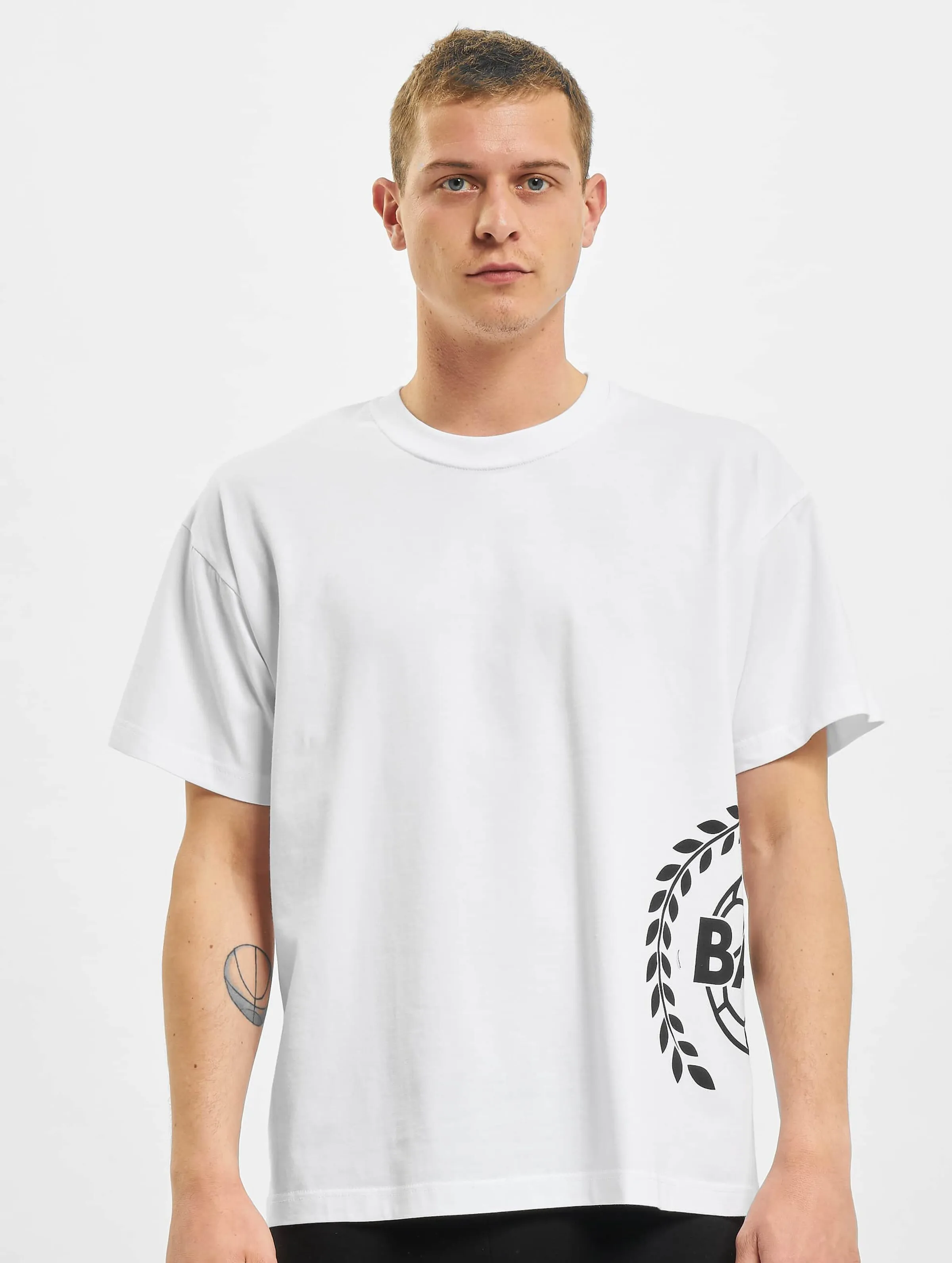Crest Print Oversized Fit