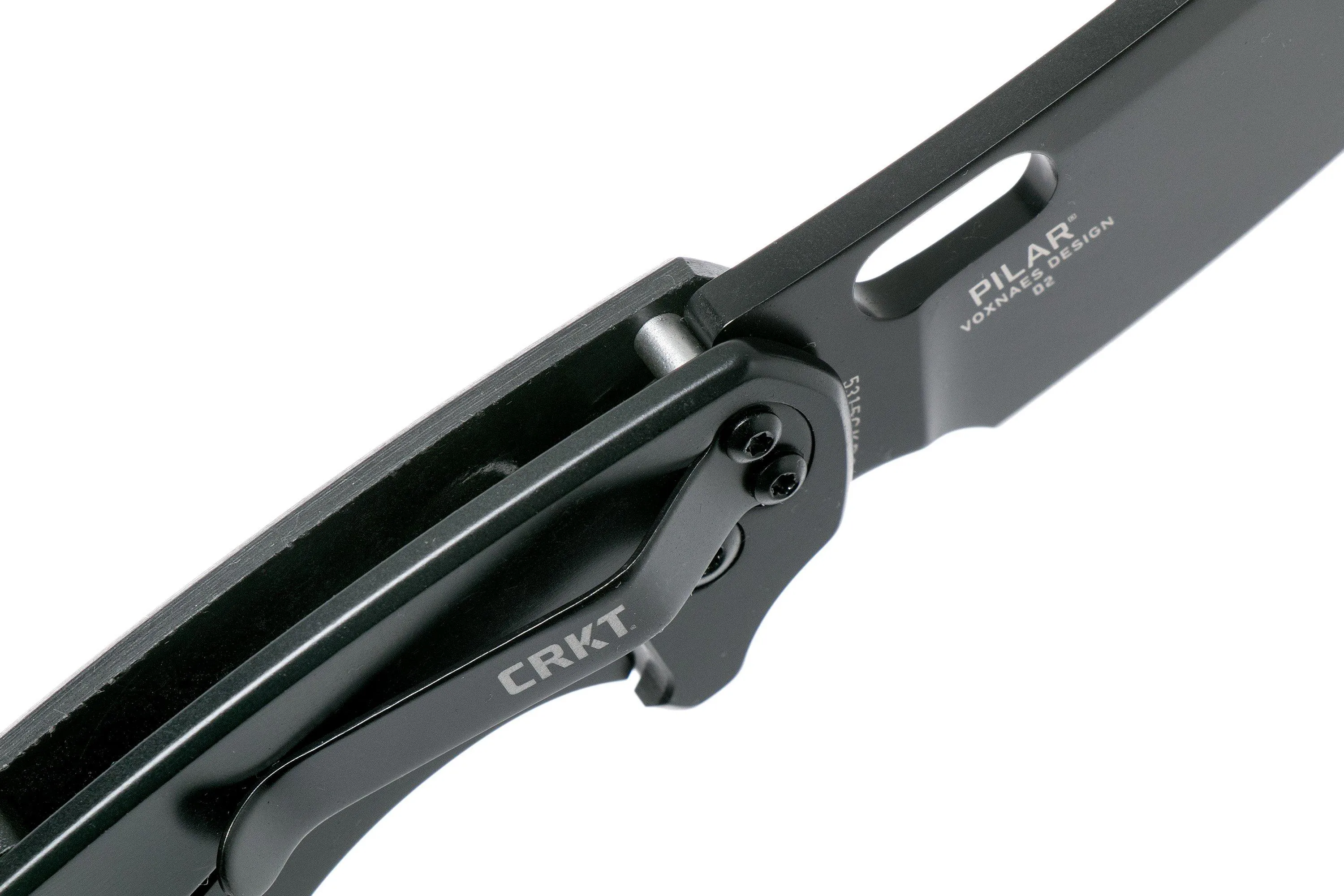 CRKT Pilar Large 5315GKD2 Black navaja, Jesper Voxnaes Design