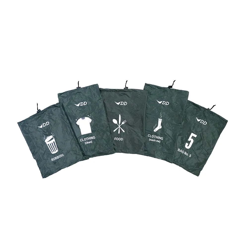 DD HAMMOCKS ORGANISER BAGS  PACK 5 BOLSAS ORGANIZADORAS