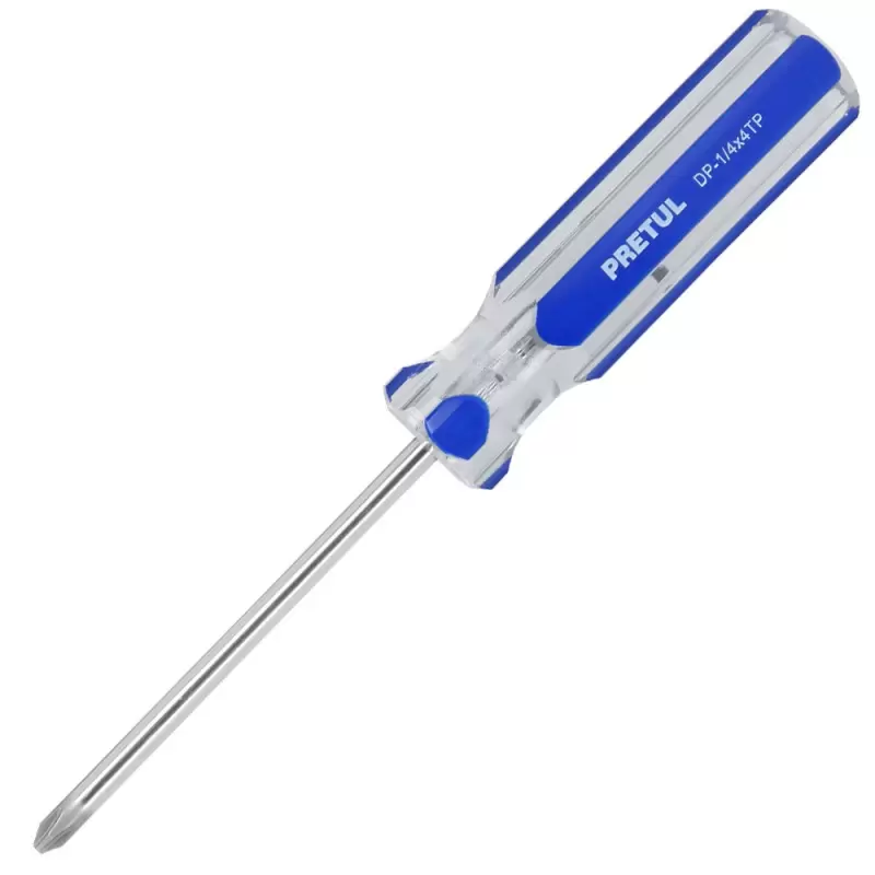 DESARMADOR CON PUNTA PHILLIPS DE 1/4" X 4"  21474 PRETUL