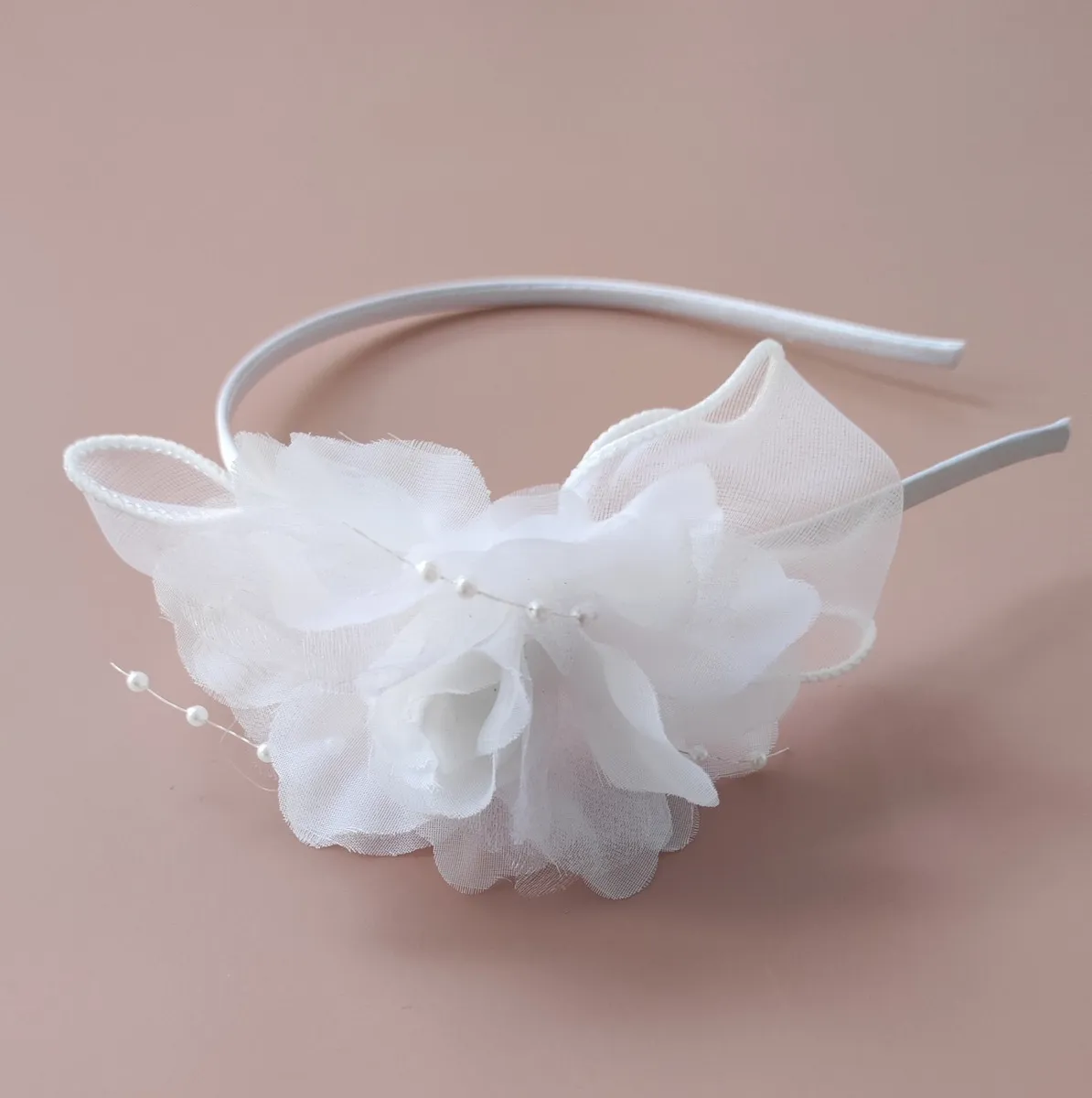 Diadema Accesorio Para Pajecitas Bautizos