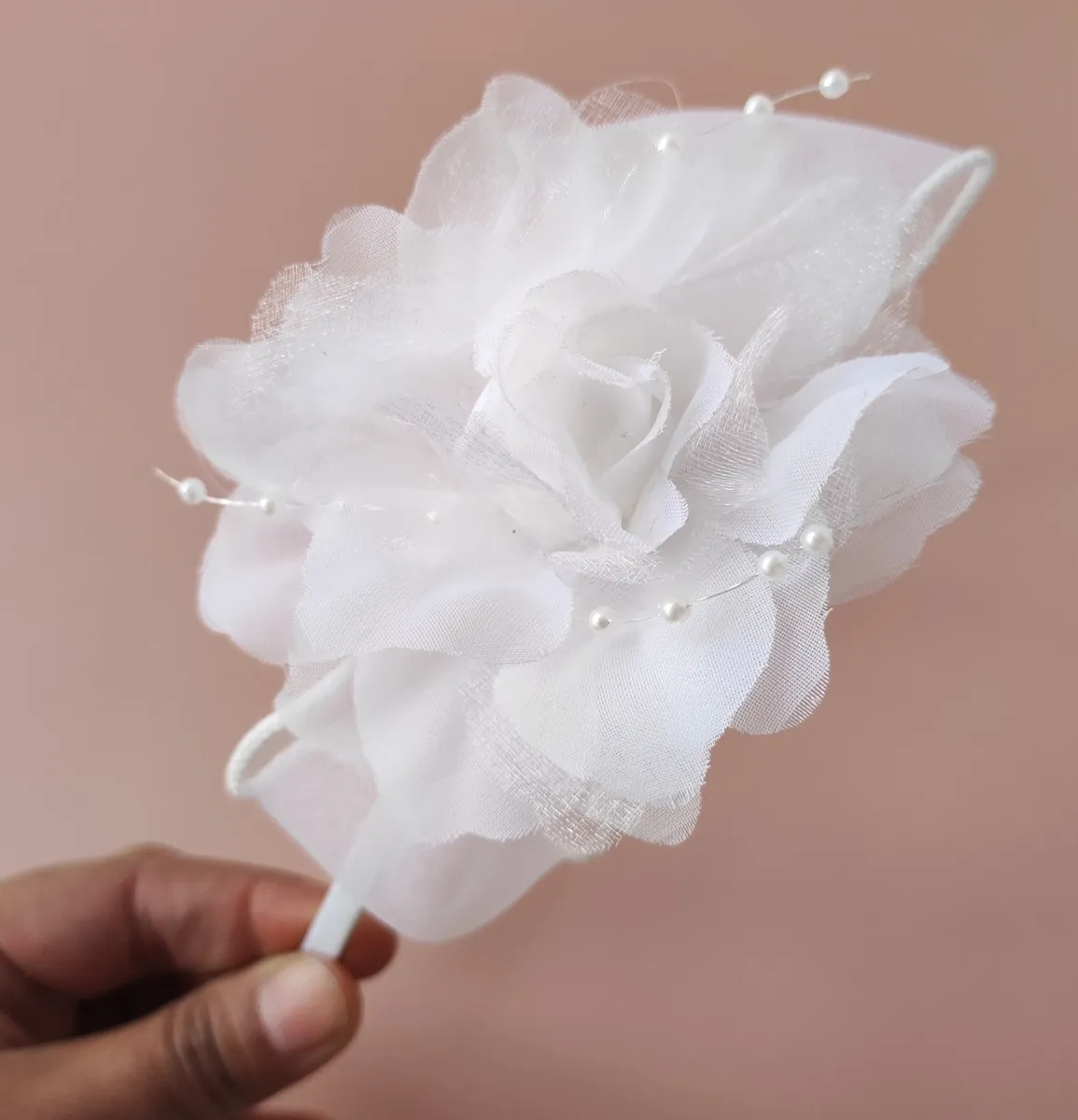 Diadema Accesorio Para Pajecitas Bautizos