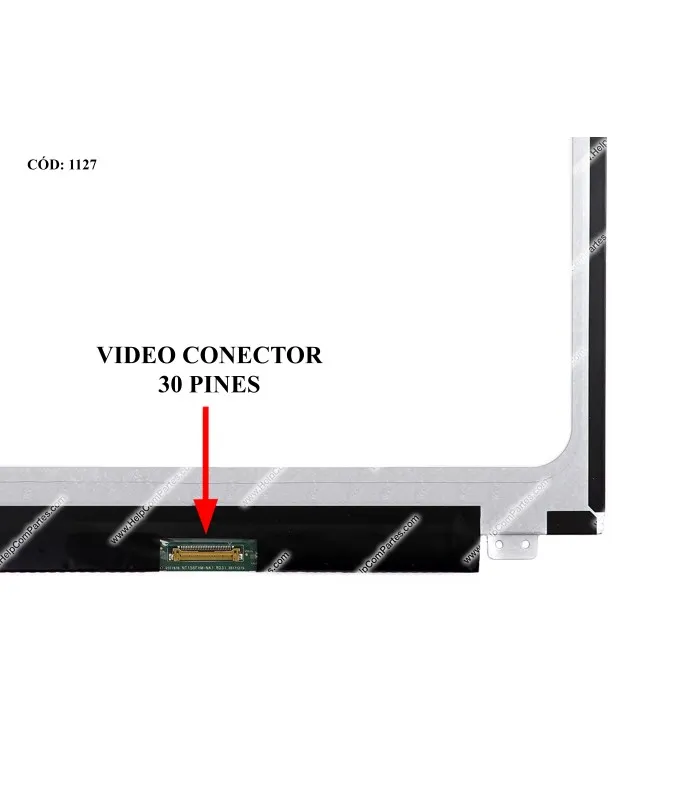 DISPLAY 15.6" 30PIN WLED SLIM FHD (1920x1080) MATTE 60Hz eDP VC.D PCBA FLAT SEG. U/D BRACKET (DS)