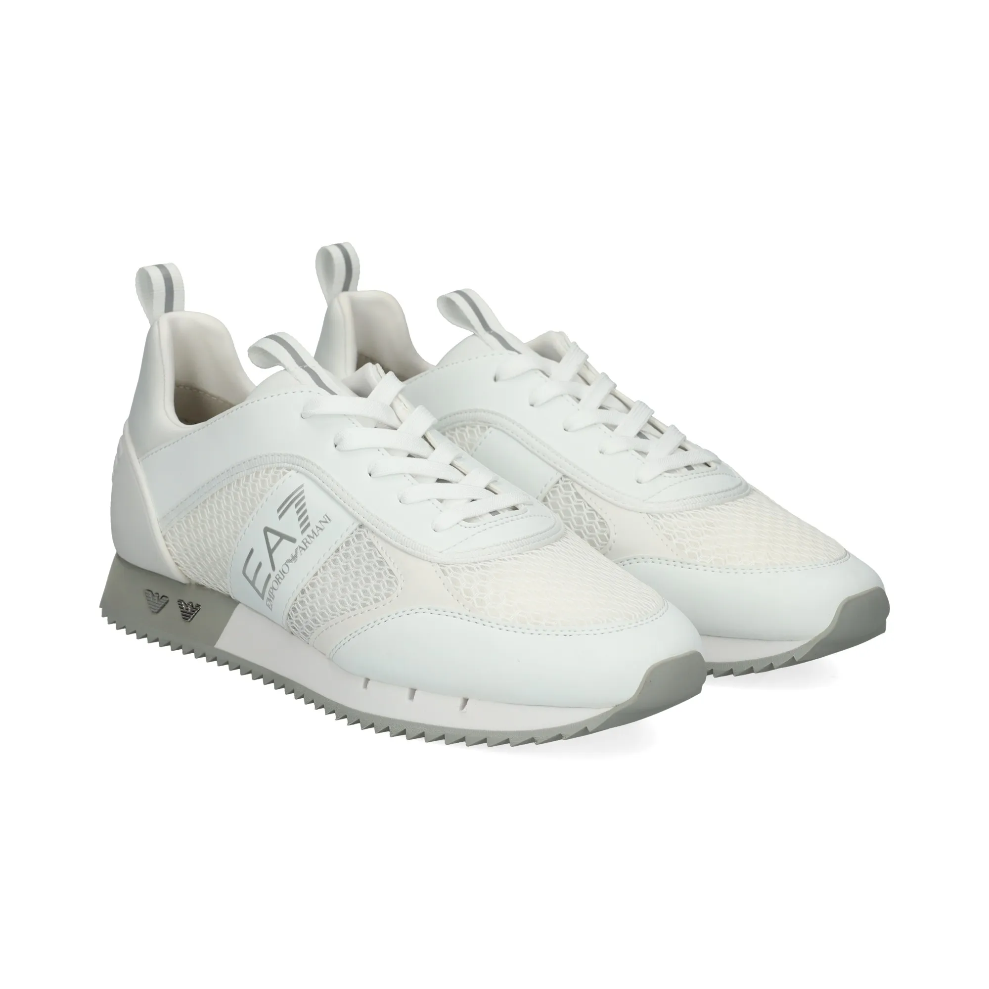 EA7 Zapatillas de Hombre 00175 WHITE+SIL