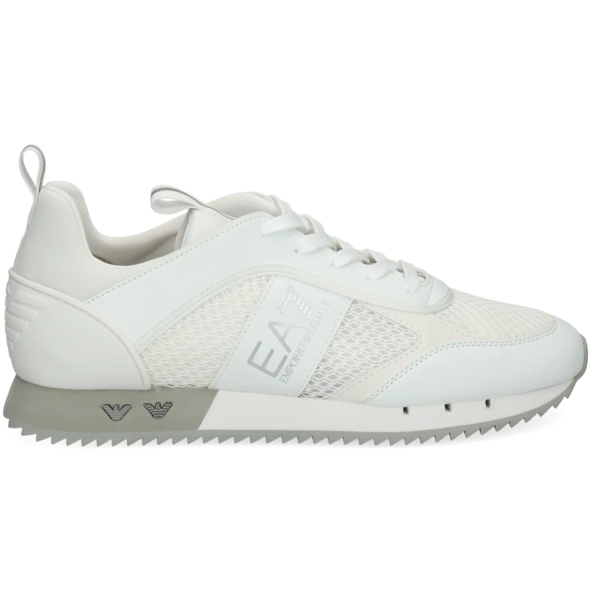 EA7 Zapatillas de Hombre 00175 WHITE+SIL