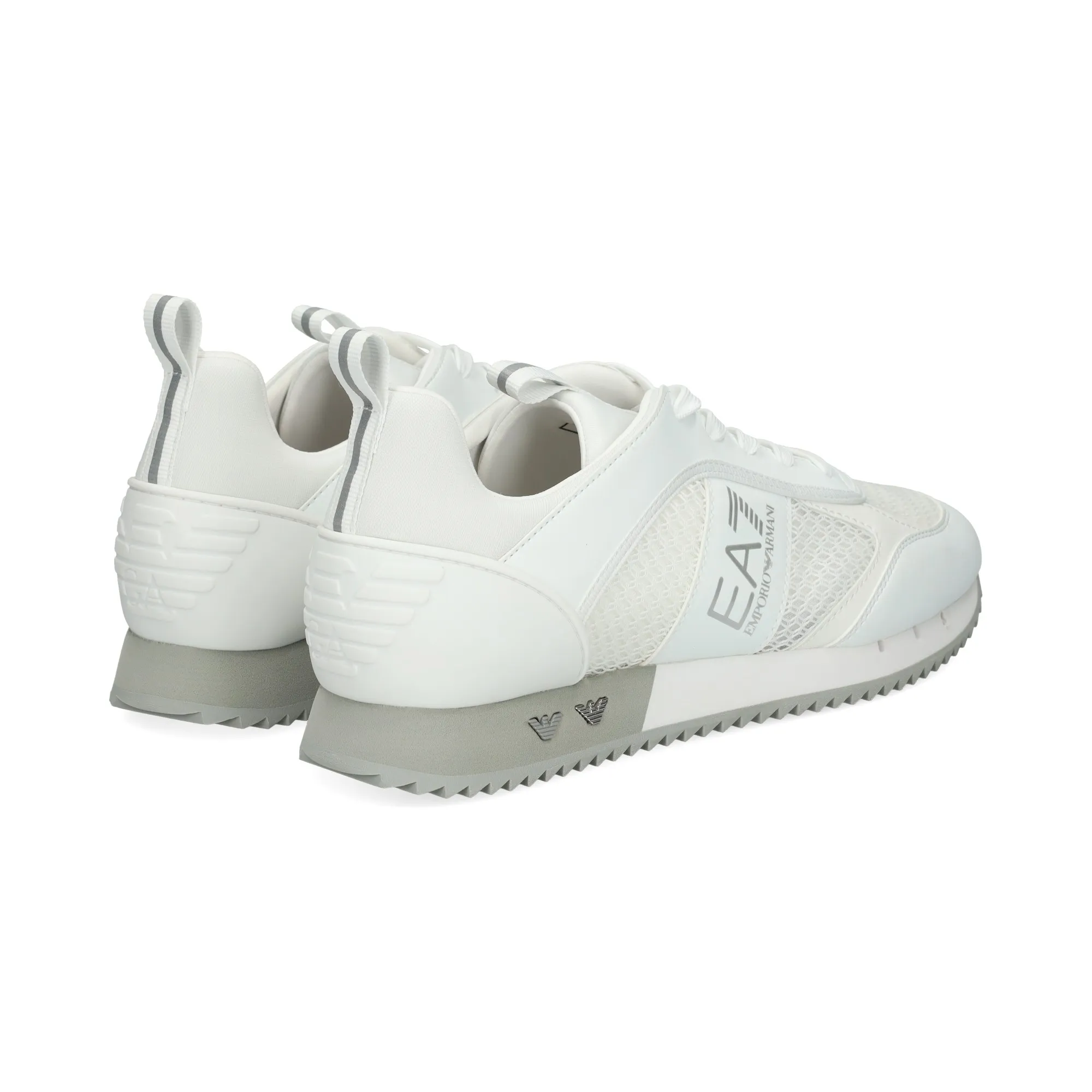 EA7 Zapatillas de Hombre 00175 WHITE+SIL