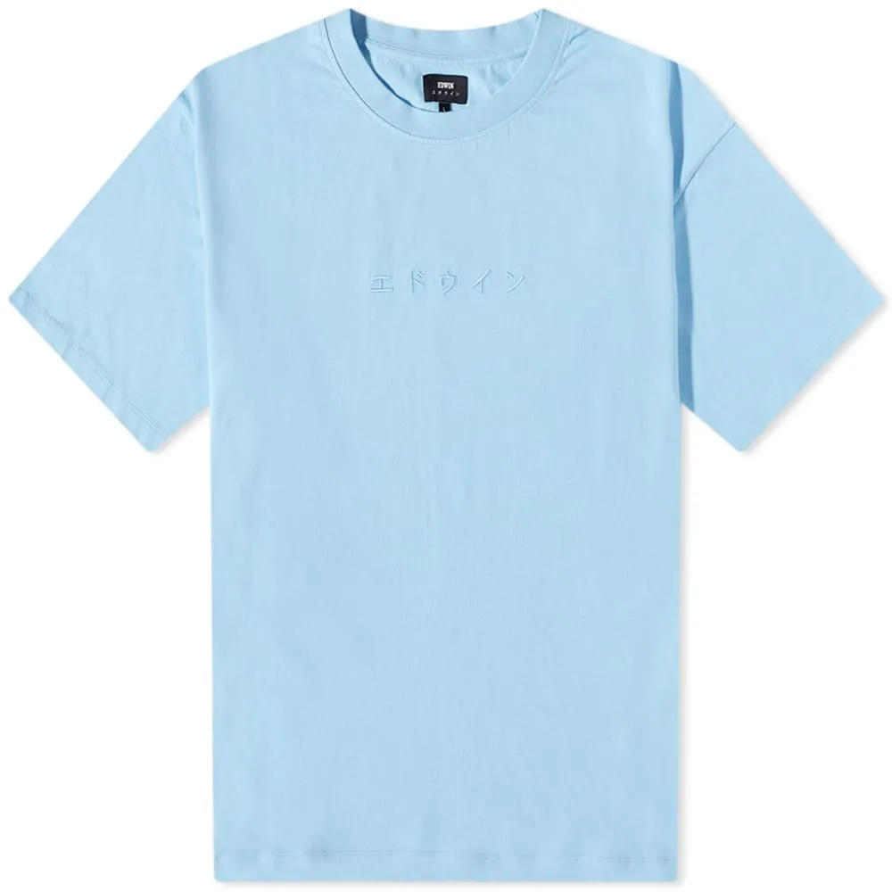 EDWIN Katakana Embroidered Tee
