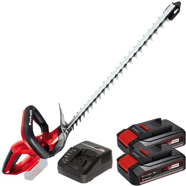 EINHELL  GECH 1846 LI PXC  CORTADORA DE SETO SIN BATERíAS Y CARGADORES, LIION, 18 V,  AH, 52 CM + EINHELL  PXCTWINPACK CB