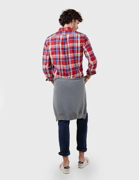 El Ganso Camisa Cuadro Preppy rojo y azul para hombre